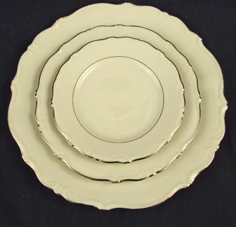 Winterling BAVARIA Heirloom Platinum SALAD PLATES  