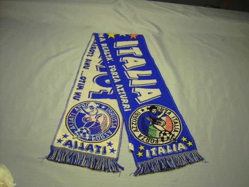 FORZA AZZURRI ITALIA Soccer Neck Muffler Wrap  