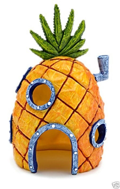 NEW SPONGEBOB FISH TANK PINEAPPLE OR SQUIDWARD HOUSE  