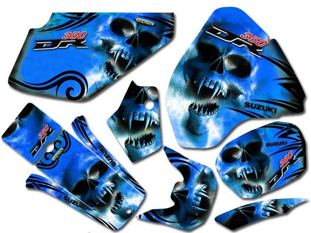 DUALSPORT FX IMMORTAL DEKOR DECAL DECO SUZUKI DR 350  