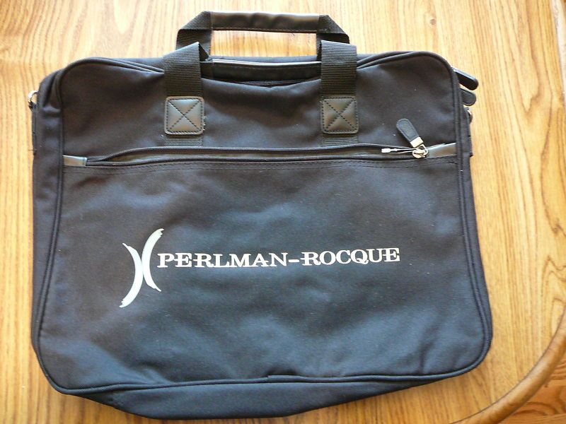 Briefcase Laptop Messenger Bag Case PERLMAN ROCQUE NEW  