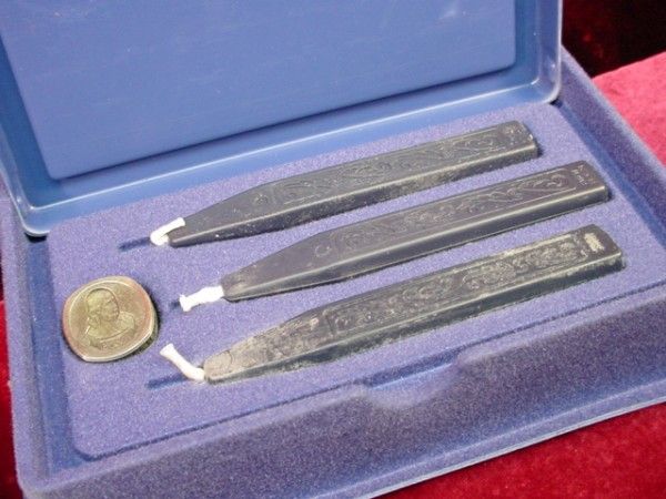 UNUSED Vintage 1975 FRANKLIN MINT PEWTER SEAL SET  