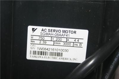 YASKAWA AC SERVO MOTOR SGMAH 08AAF41 + ZF PGE50/2 GMBH  