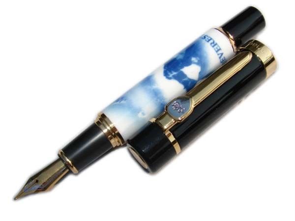 NJ90 JINHAO EVEREST PAINTING CERMET 18KGP M Nib FOUNTAIN PEN  