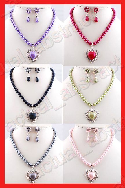 You will get 6pcs necklace&6pair earrings that total 12 pcs(6sets)