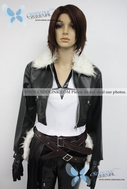 Final Fantasy Dissidia Squall cosplay wig 1082  