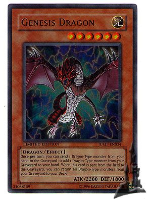 YuGiOh 5Ds Genesis Dragon JUMP EN034 Ultra Rare Promo  