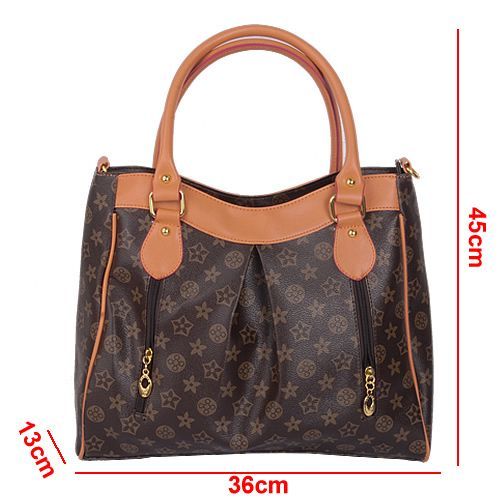 Women Fashion Handbag Ladies Shopping Tote Shoulder Big Bag Faux 