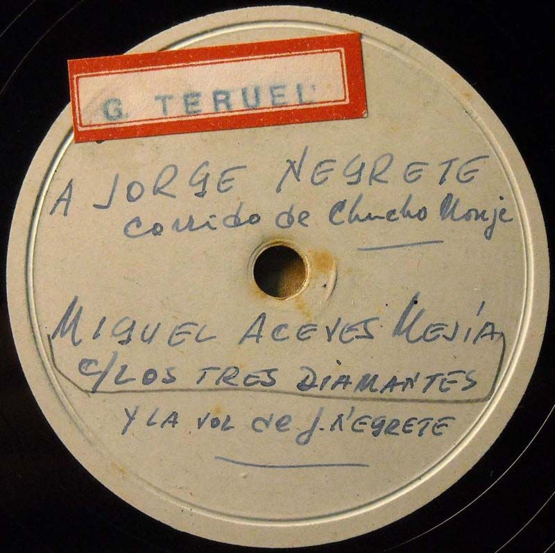 MIGUEL ACEVES MEJIA Victor Sample 68 1597 MEXICAN 78RPM  