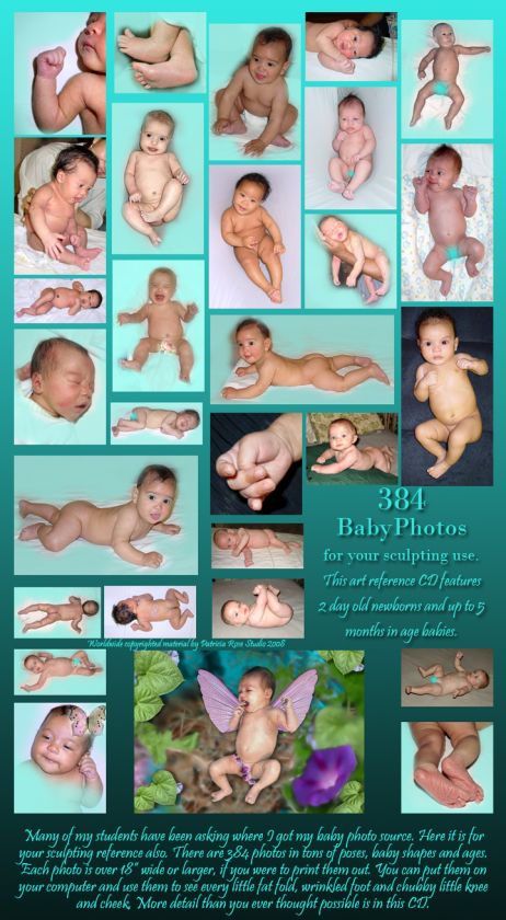 BABY PHOTO CD   SCULPT BABIES by Patricia Rose  