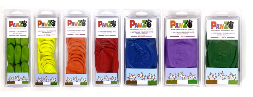 Dog Boots Pawz 3 Sets Summer Winter Shoes XS Size  