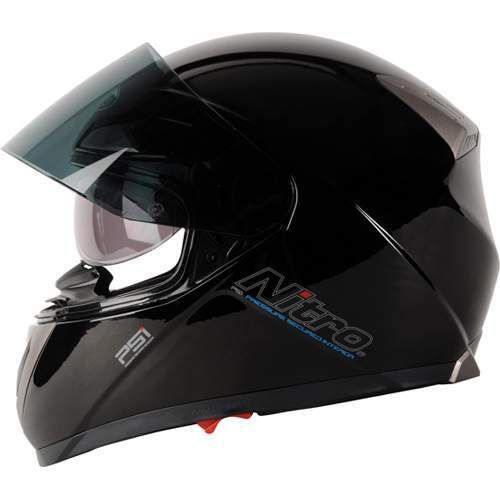 NITRO PSI PUMP FIT MOTORCYCLE SCOOTER HELMET BLACK XL  