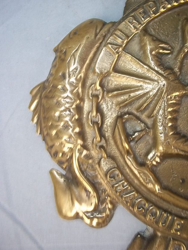 Brass Submarines Crest of USS Picuda SS 382  