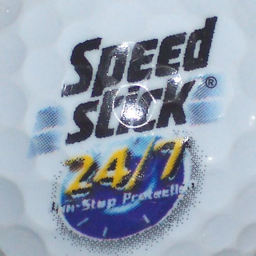 SPEED STICK 24/7 PROTECTION LOGO GOLF BALL  