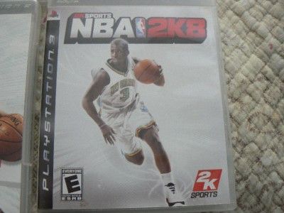   of 4 PS3 Games FIFA Soccer 09, MADDEN 09, NBA Live 09, NBA 2K8  