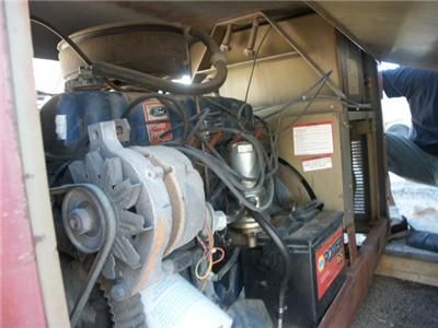 HOBART 303 WELDER 300 AMP FORD GAS MOTOR SINGLE PHASE  