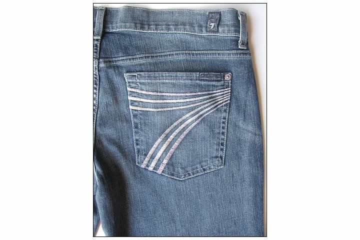 NEW 7 for all Mankind Classic Dojo Trouser Classic Flare Leg Jean w 