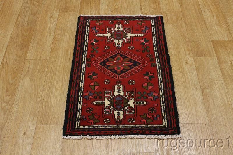 NEW ENTRANCE SIZE TRIBAL 2X3 GHARAJEH PERSIAN ORIENTAL AREA RUG WOOL 