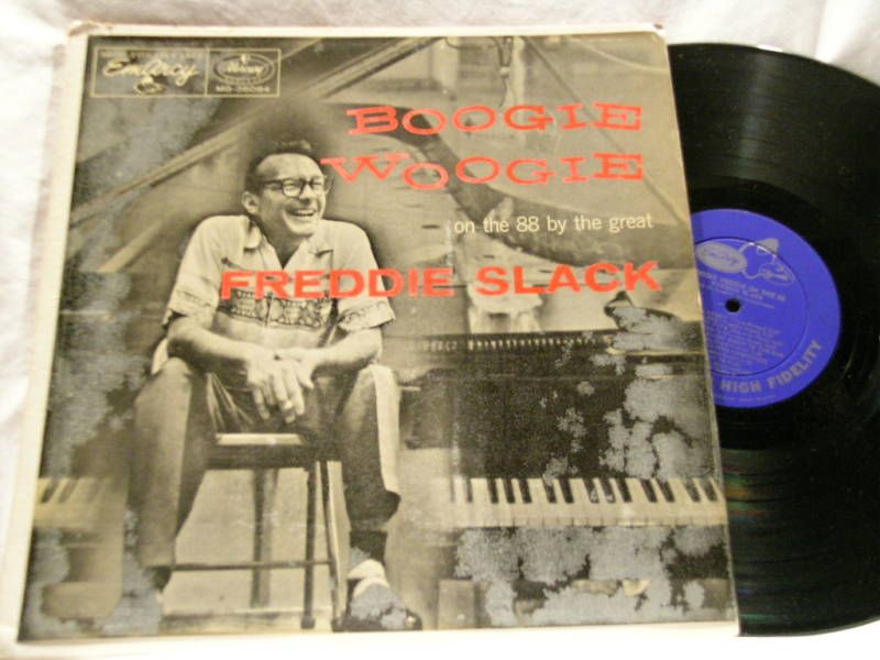 FREDDIE SLACK Boogie Woogie Shorty Sherock Emarcy dg LP  