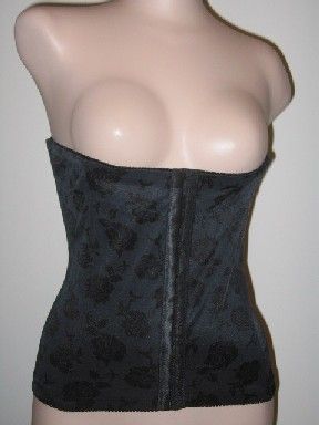 NWT STRAPLESS BONED UNDERBUST 38626 WAIST CINCHER~2x  