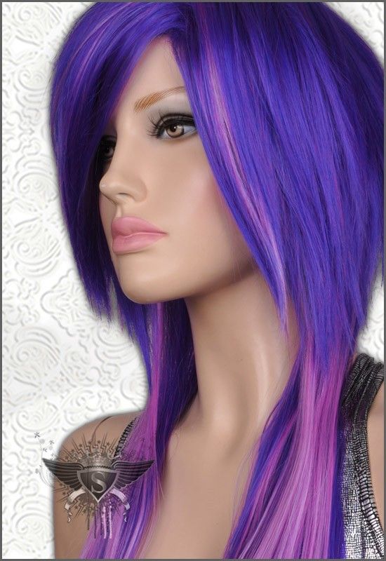   Rock Show Long Straight Lady Full Hair Wig Flamboyant Stylish  