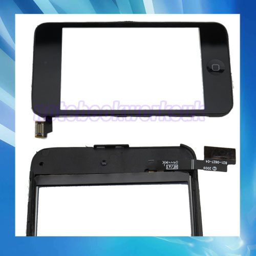 NEW For iPod Touch 2nd Gen Screen Glass Digitizer + Frame Replacement 
