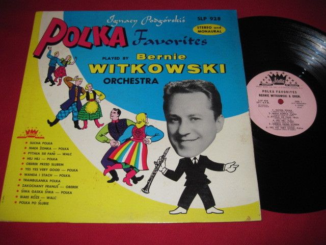 POLKA FAVORITES LP BERNIE WITKOWSKI RARE POLKA STELLA  