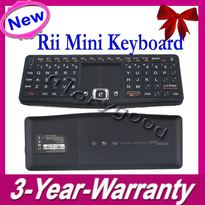   Genuine Rii II Touch N7 Wireless Mini PC Keyboard Touchpad DPI  