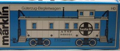 Marklin Santa Fe ATSF Caboose 4777   HO Scale  