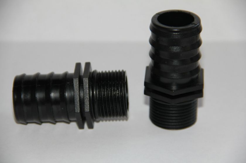 Adapter 1 MPT x 1 Hose Barb/Insert Aquarium Fitting  