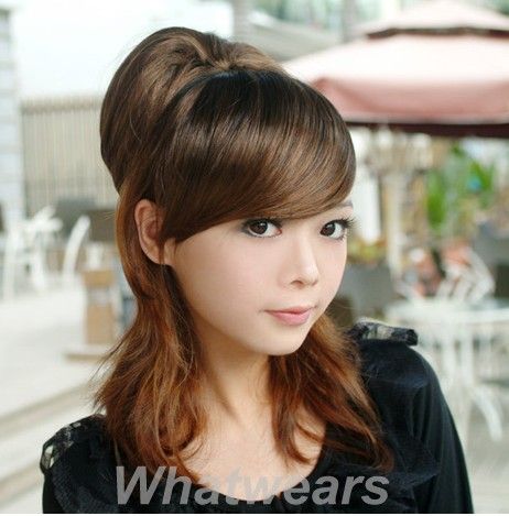 Womens Clip Big Hair Bun Hairpiece Hair Extensions For Bride Headwear 