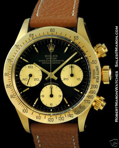 ROLEX VINTAGE DAYTONA 6265 CHRONOGRAPH 18K MINT +++  