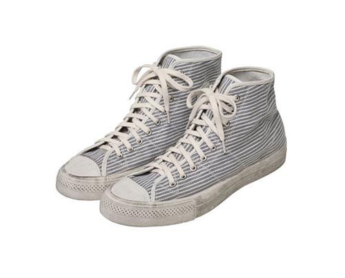 VISVIM JAIPUR HI HICKORY WHITE / GREY NEW SZ 6w FBT  