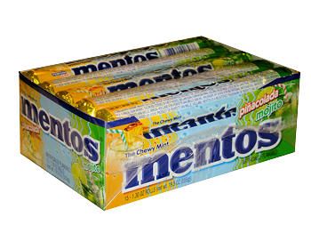 Mentos   Pina Colada and Mint Mojito  