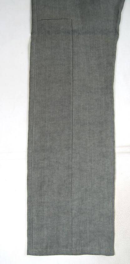 DAMIR DOMA Gray Linen Dress PANTS 52 NWOT  