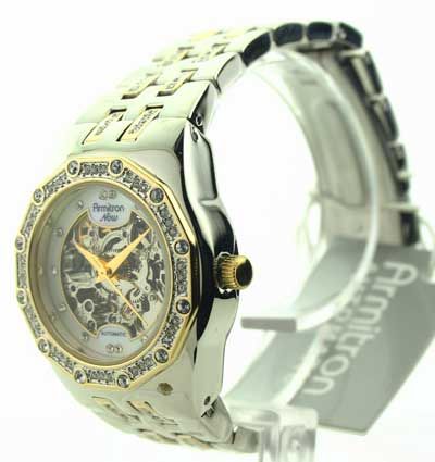 75 3723MPTT Womens Armitron Steel Automatic MOP Watch  