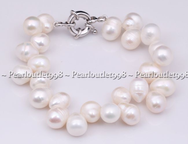 INCHES BIG TEARDROP SHAPE WHITE COLOR CULTURED FRESHWATER PEARL 