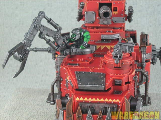 25mm Warhammer 40K WDS painted Ork Battlewagon a85  