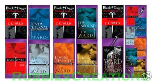 BOOKMARKS BLACK DAGGER BROTHERHOOD J R Ward 7 Series  