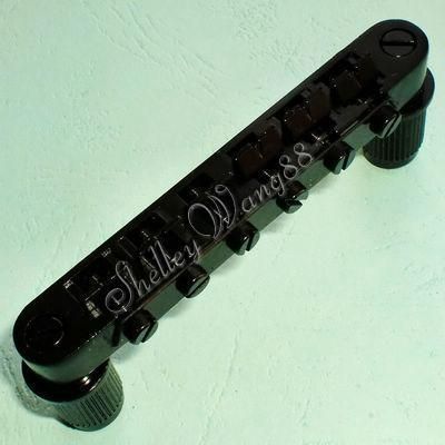 Black Tune o matic Bridge Saddle ABR 1 Style For GIBSON LES PAUL 