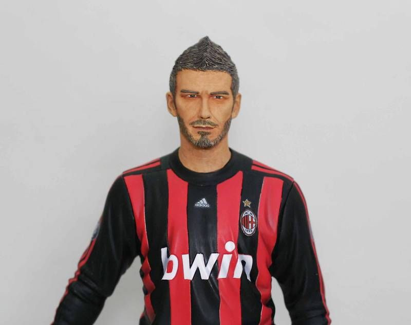 DAVID BECKHAM AC MILAN Polystone  