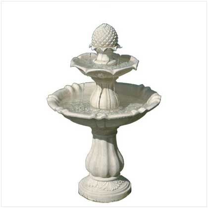 ACORN WATER FOUNTAIN Garden Outdoor Yard Sculpture NEW  