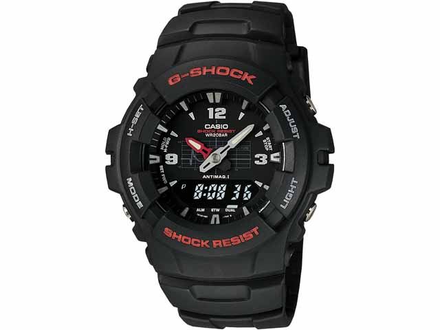 Casio G shock G 100 1BMJF Basic Analog Type  