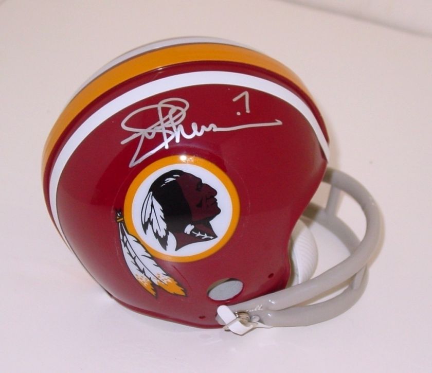   THEISMANN Signed/Autographed WASHINGTON REDSKINS TB Mini Helmet w/COA