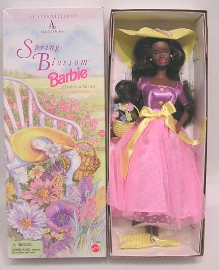 BARBIE DOLL 1995 SPRING BLOSSOM MIB African American  