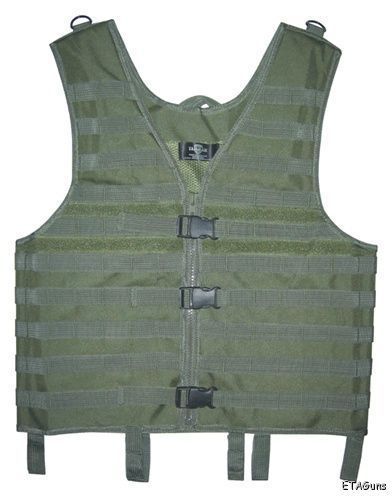 NEW OD Green Airsoft Assault Combat MOLLE WEB Modular PALS Tactical 