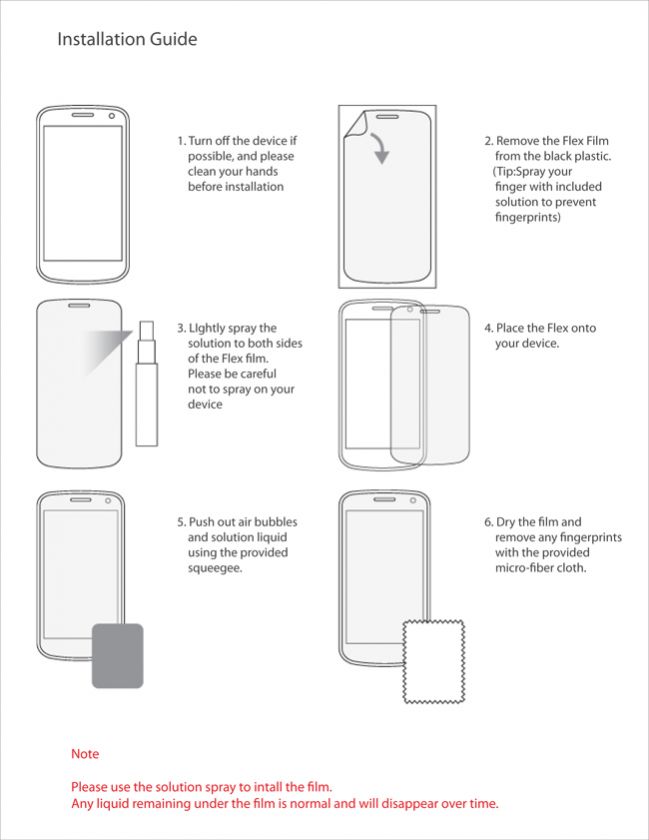 SGP Google Galaxy Nexus Screen Protector Steinheil Flex Series 