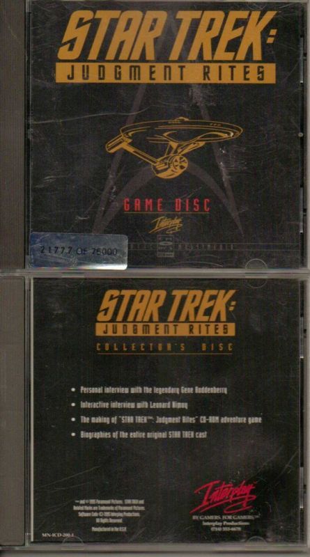 star trek judgement rites 21777/75000 (PC GAMES) rare  