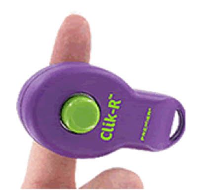 Dog CLICKER Clik R Puppy Trick Behavior Training Method  