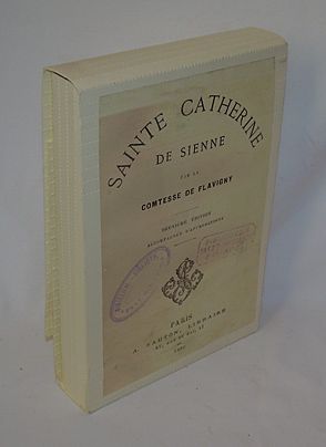 1880 Biography of St Catherine of Siena by Countess de Flavigny Rare 